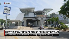 VIDEO: LRT Velodrome-Kelapa Gading Belum Beroperasi