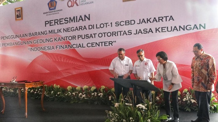 OJK Miliki Gedung Sendiri, Namanya Indonesia Financial Center Gedung tersebut akan berlokasi di Lot-1 Kawasan Sudirman Central Business District (SCBD), Jakarta Selatan.