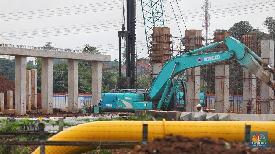 Proses pembangunan proyek jalan Tol Desari seksi II di targetkan 2021 akan selesai.