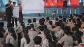 Pemilih pemula yang jumlahnya signifikan di Pemilu 2019 juga mendapat sosialisasi untuk meningkatkan partisipasi memilih. (ANTARA FOTO/Fikri Yusuf/wsj)