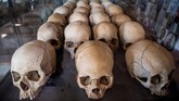 Museum itu memang didirikan untuk mengingat sekaligus mengenang masa lalu kelam yang bersejarah di Rwanda. Lebih dari 1 juta korban jatuh dalam peristiwa itu. (Jacques NKINZINGABO / AFP)