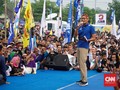 Setelah Jokowi di Tegal, Giliran Sandi Hujan-hujanan di Yogya