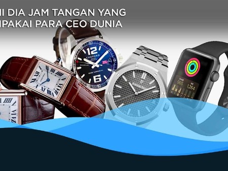Ini Jam Tangan Bos The Fed Hingga Bos Apple Harganya