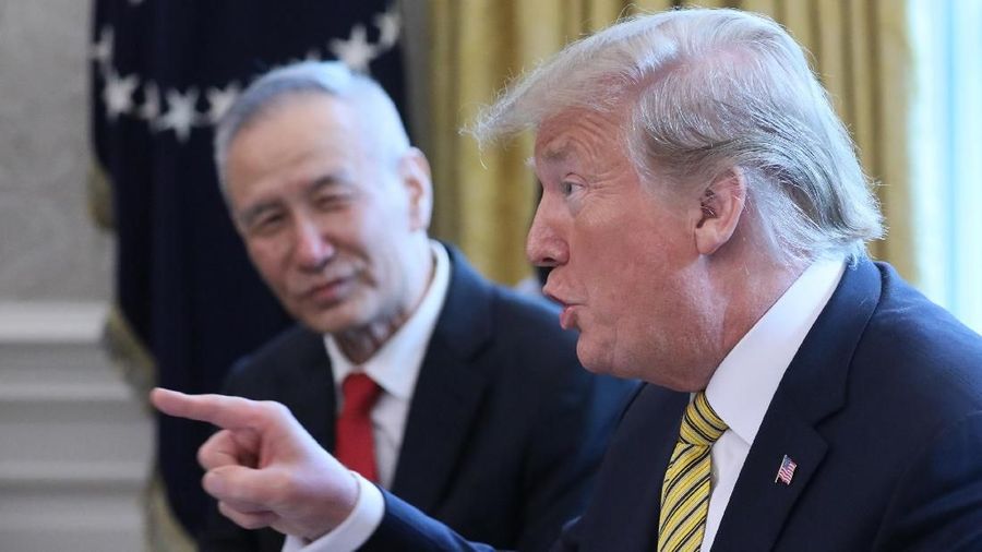 Para pejabat Amerika Serikat (AS) dan China merampungkan putaran perundingan dagang terbaru mereka, Jumat (5/4/2019).