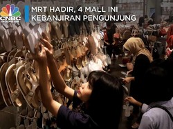 MRT Hadir, 4 Mal Ini Kebanjiran Pengunjung