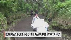 VIDEO: Kegiatan Bersih Bersih Kawah Ijen