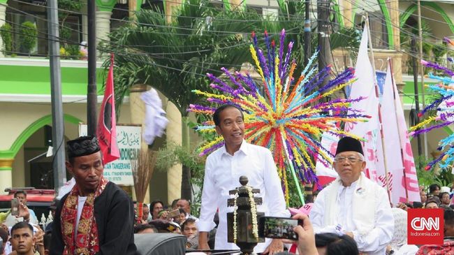 Kampanye Bareng Jokowi, Ma'ruf Doakan Indonesia Tidak Punah