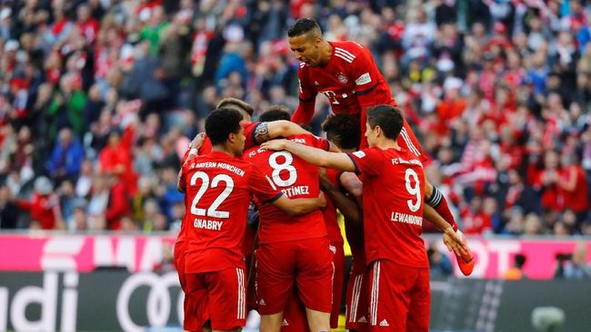 Bayern Munchen Tumpas Perlawanan Borussia Dortmund 5-0