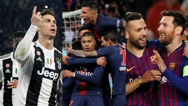 Ketika Juventus, PSG, dan Barcelona Bikin Liga Membosankan