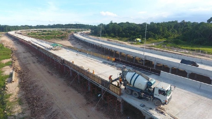 Tol pertama di Kalimantan bakal beroperasi di tahun ini.