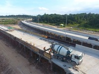 Hore! Sudah 96%, Tol Pertama di Kalimantan Siap Beroperasi