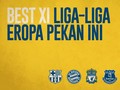INFOGRAFIS: Best XI Liga-liga Eropa Pekan Ini