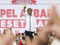 Jokowi di Hadapan Ribuan Buruh Janji Revisi PP Pengupahan