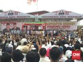 Diarak Warga Palembang, Prabowo Banyak Terima Amplop