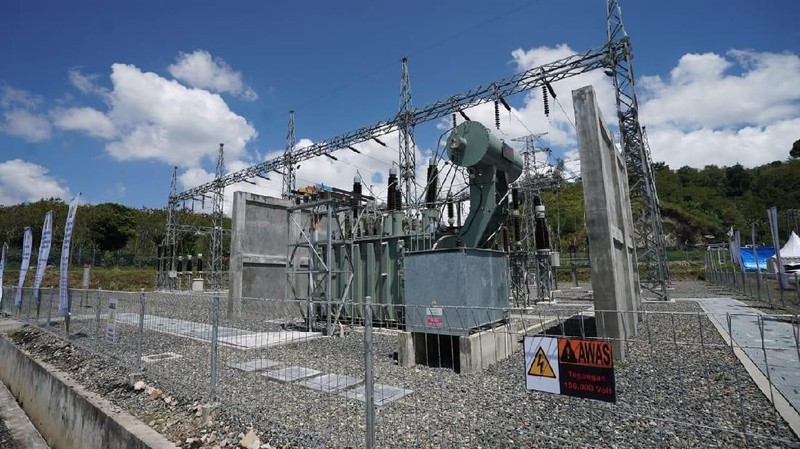 Tiga proyek infrastruktur kelistrikan yang merupakan bagian dari program 35.000 MW diresmikan di Aceh, hari ini, Selasa (9/4/2019).