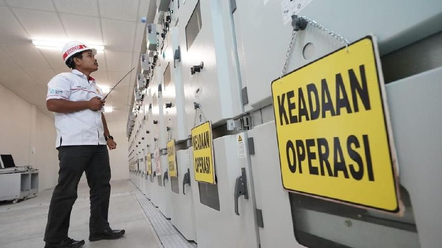 Tiga proyek infrastruktur kelistrikan yang merupakan bagian dari program 35.000 MW diresmikan di Aceh, hari ini, Selasa (9/4/2019).