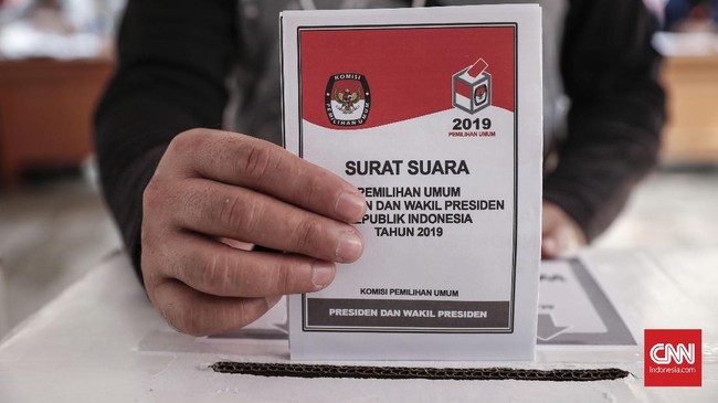 FOTO: Simulasi Pemungutan Suara Pemilu 2019