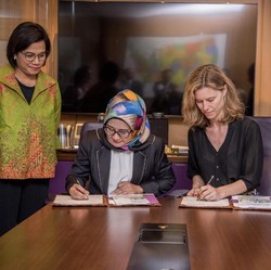 Sri Mulyani Sambangi Orang Terkaya ke-9 di AS, Ada Apa?