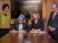 Sri Mulyani Sambangi Orang Terkaya ke-9 di AS, Ada Apa?