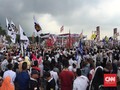 Lagu 'Naik-naik Prabowo-Sandi' Bergema di Tepi Sungai Musi