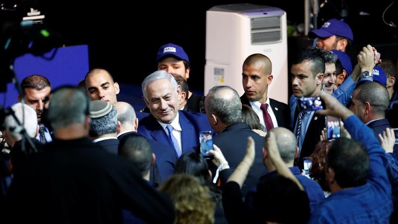Netanyahu kembali memenangkan pemilihan umum Israel dan mencatatkan rekor meraih lima kali masa jabatan tersebut.