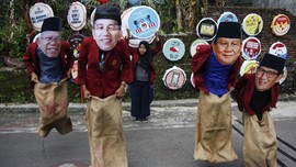 FOTO : Adu Kuat Kampanye Jokowi - Prabowo di Solo