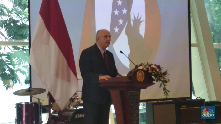 Indonesia-AS membidik transaksi perdagangan kedua negara per tahun mencapai US$ 60 miliar.