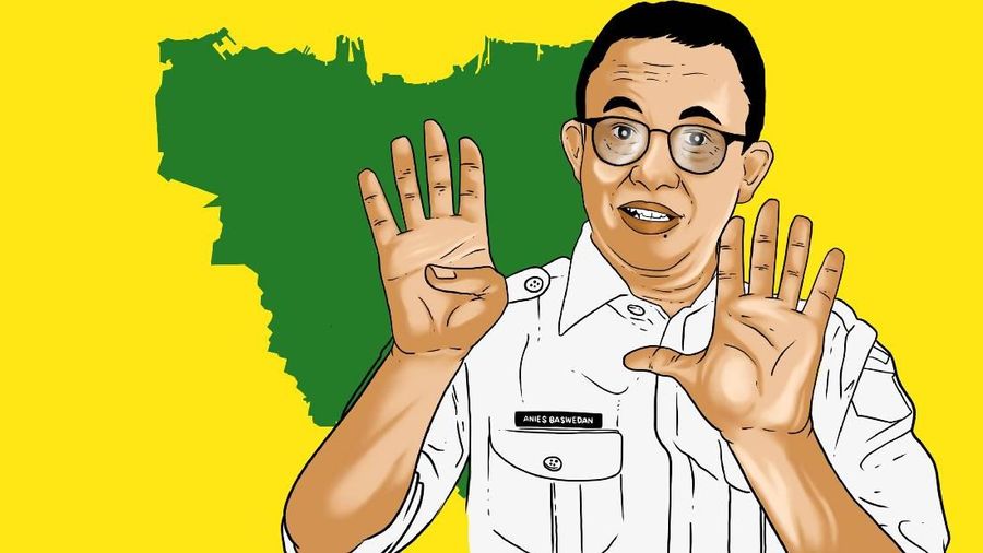 infografis 9 proyek Dki yang akan dibangun gubernur Anies