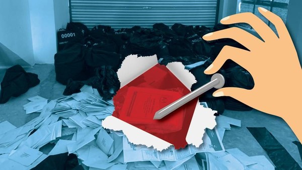 Surat Suara Tercoblos di Malaysia Surat Suara Tercoblos di Malaysia