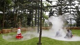 Sudut teduh di Bandara Jewel Changi. (REUTERS/Feline Lim)