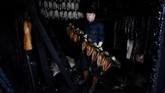 Derek Brown (60) pemilik usaha ikan asap Fortune's Kippers yakin produknya bisa bersaing meski negaranya keluar dari Uni Eropa. Dia adalah salah satu leaver (pendukung Brexit). (REUTERS/Clodagh Kilcoyne)