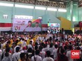 Gegap Gempita Warga Sukabumi Sambut Jokowi di Arena Kampanye