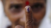 Pemilu India 2019 digelar bertahap, mulai dari 11 April sampai 19 Mei karena jumlah pemilih yang sangat banyak di dalam dan luar negeri. (REUTERS/Adnan Abidi)