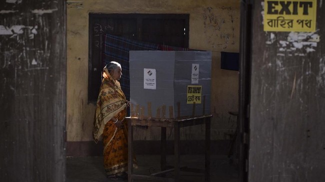 FOTO: Pemilu India yang Terbesar di Dunia