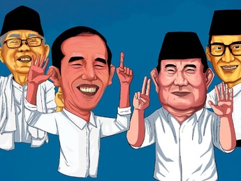 Jokowi-Ma'ruf Vs Prabowo-Sandiaga, Siapa Paling Tajir?