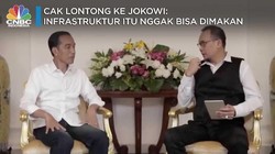 Cak Lontong ke Jokowi: Infrastruktur Itu Nggak Bisa Dimakan