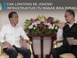 Cak Lontong ke Jokowi: Infrastruktur Itu Nggak Bisa Dimakan