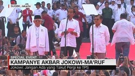 VIDEO: Kampanye Akbar Jokowi-Ma'ruf di SUGBK