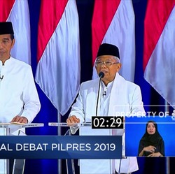 Ini Pesan Jokowi dan Ma'ruf di Akhir Debat