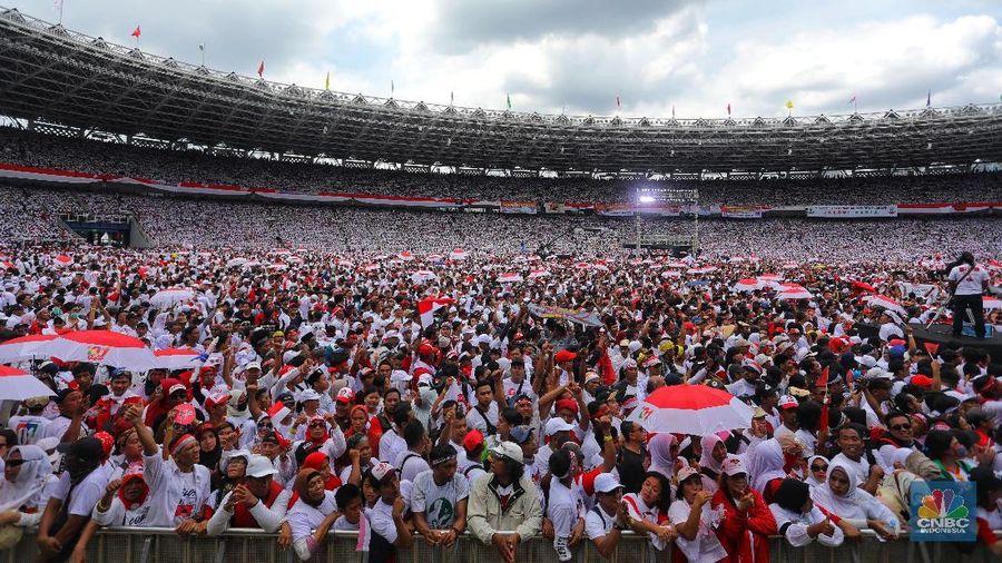 Akhir pekan ini tiba giliran Paslon 01 Jokowi - Mar'uf Amin menggelar Kampanye Akbar di Stadion Utama Gelora Bung Karno Jakarta.