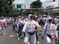 VIDEO: Masa Kampanye Jokowi-Ma'ruf Padati Jalan Sudirman
