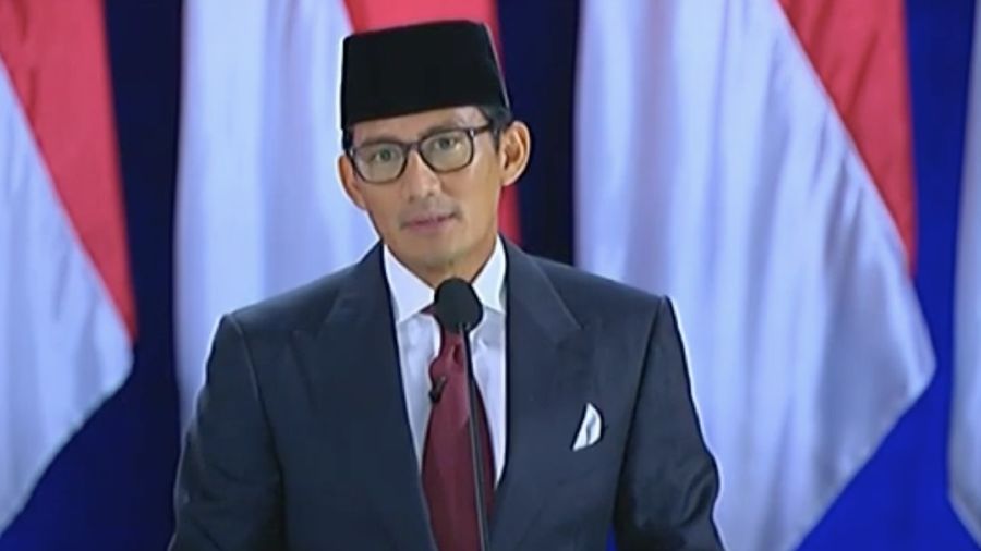 Calon wakil presiden nomor urut 02 Sandiaga Salahudin Uno saat debat pilpres kelima (ist)