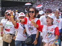 Srikandi Cantik yang Mejeng di Kampanye Akbar Jokowi-Ma'ruf