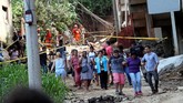 Dua orang meninggal dalam kejadian itu. Sejumlah orang dilaporkan masih hilang. (REUTERS/Ricardo Moraes)