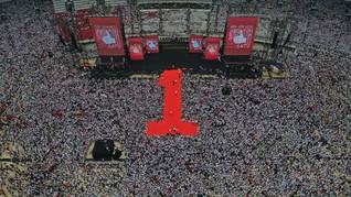 Jokowi Tiba di Stadion Utama GBK, Puncak Kampanye Akbar 2019