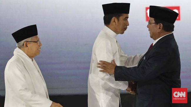 KPU Tetap Umumkan Kemenangan Jokowi Meski Prabowo Tak Hadir - CNN Indonesia