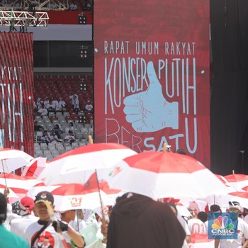 Kampanye Akbar, Massa Jokowi - Ma'ruf Amin Putihkan GBK