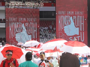 Kampanye Akbar, Massa Jokowi - Ma'ruf Amin Putihkan GBK