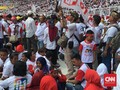 Pendukung Jokowi Ajak Anak-anak ke Lokasi Kampanye Akbar