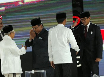 Kompaknya Jokowi dan Prabowo Berikan Pernyataan ke Masyarakat
